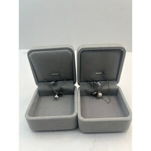 Clam‎ Shell Pearl Necklace Womens OS Silver
